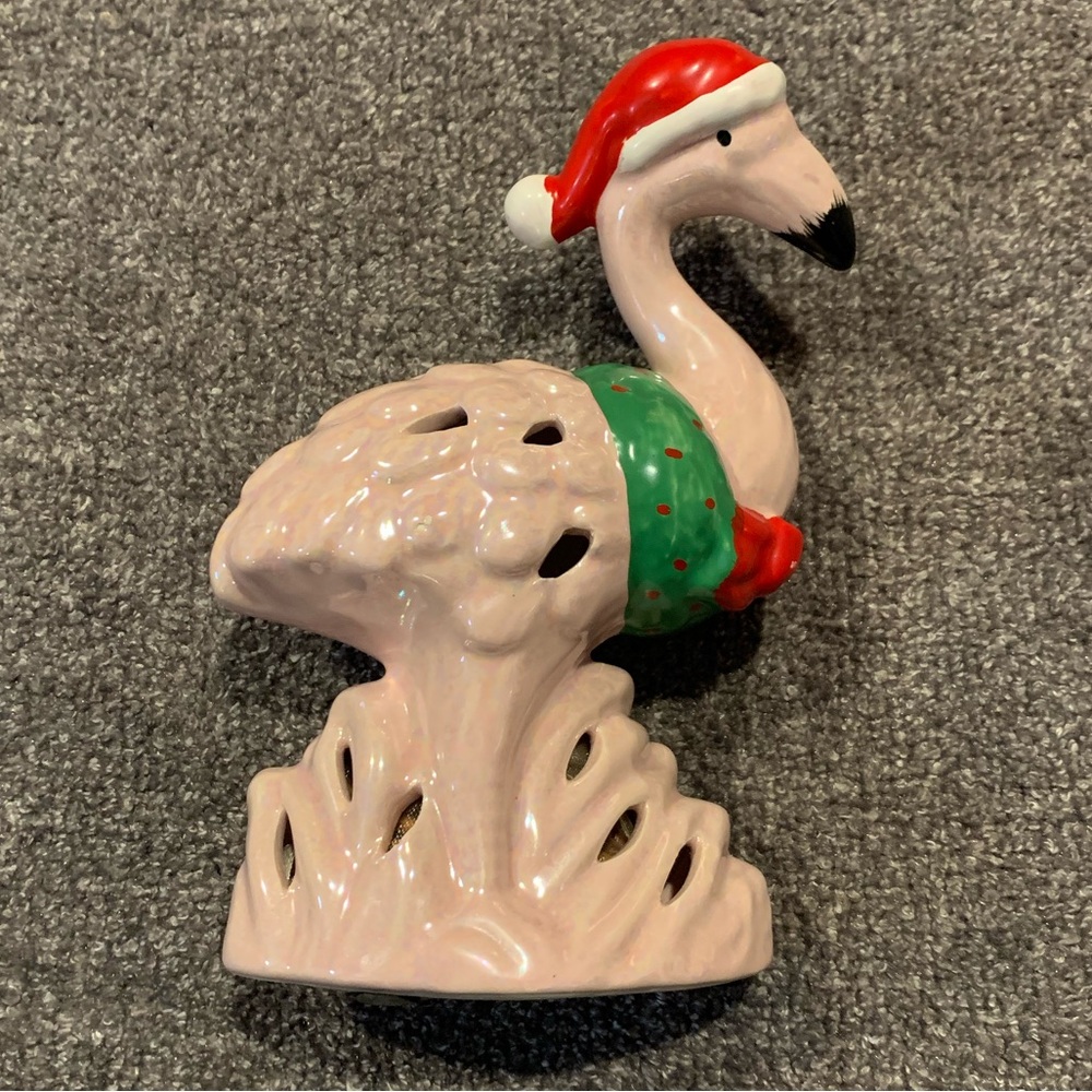 Christmas flamingo